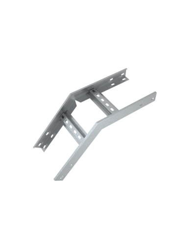 Угол лестничный вертикальный внешний 45 гр. 100х600х1,5 мм Быстрый монтаж HD КМ-Профиль (LVLS45-100-600-1.5 HD) в Комсомольске-на-Амуре Аксессуары для лотков Pintop.ru