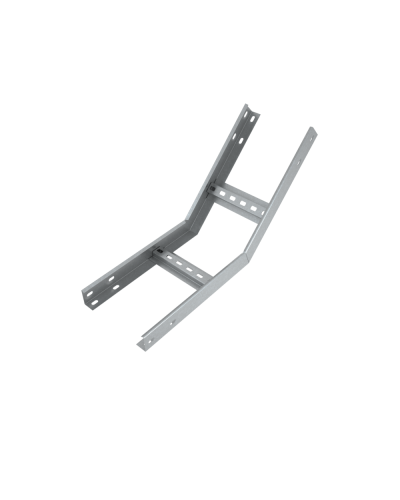 Угол лестничный вертикальный внутренний 45 гр. 80х500х1,2 мм Быстрый монтаж HD85 КМ-профиль (LNLS45-80-500-1.2 HD85) в Комсомольске-на-Амуре Аксессуары для лотков Pintop.ru