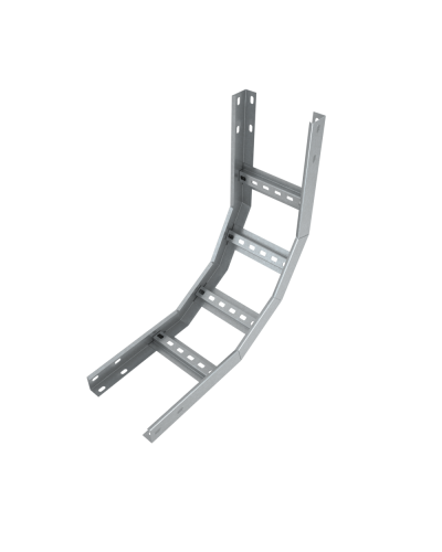 Угол лестничный вертикальный внутренний 90 гр. 80х200х1,2 мм Быстрый монтаж КМ-Профиль (LNLS90-80-200-1.2) в Комсомольске-на-Амуре Аксессуары для лотков Pintop.ru