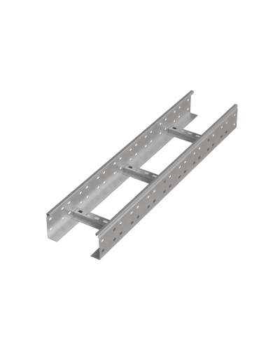 Лоток лестничный 100х600х1,2 L2000 мм INOX304 N КМ-Профиль (LL100-600-1.2-2000 INOX304 N) в Комсомольске-на-Амуре Кабельные лотки Pintop.ru