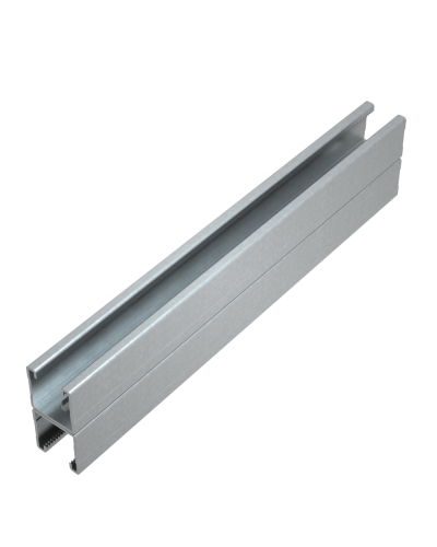 Страт-профиль двойной 41х41 L1700 мм s:1,5 HD КМ-Профиль (2STP41-41-1700 HD) в Комсомольске-на-Амуре Аксессуары для лотков Pintop.ru