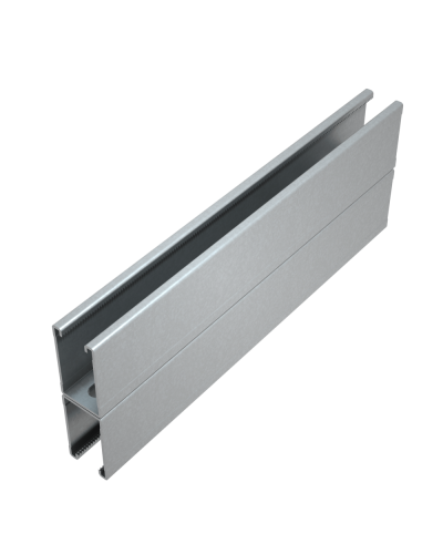 Страт-профиль двойной 41х72 L1600 мм s:1,5 HD85 КМ-профиль (2STP41-72-1600 HD85) в Комсомольске-на-Амуре Аксессуары для лотков Pintop.ru