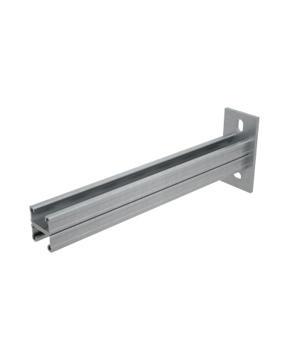 Страт-консоль двойная усиленная 41х21 L300 s:2,5 мм HD КМ-Профиль (2KSSU21-300 HD) в Комсомольске-на-Амуре Аксессуары для лотков Pintop.ru