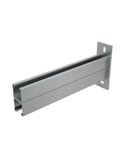 Страт-консоль двойная усиленная 41х41 L200 s:2,5 мм КМ-Профиль (2KSSU41-200) в Комсомольске-на-Амуре Аксессуары для лотков Pintop.ru