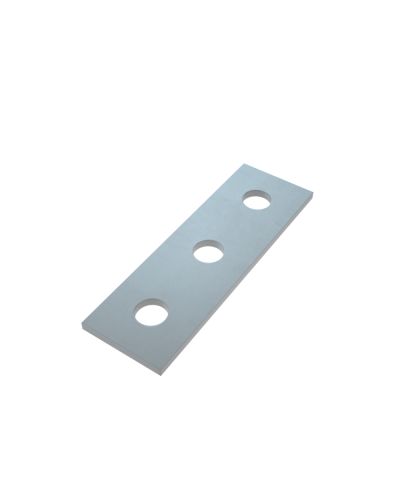 Пластина соединительная с 3 отверстиями 125 мм HD85 КМ-профиль (PS-3 HD85) в Комсомольске-на-Амуре Аксессуары для лотков Pintop.ru