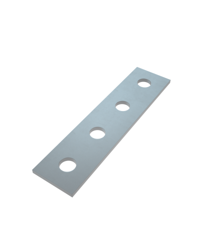 Пластина соединительная с 4 отверстиями 166 мм HD85 КМ-профиль (PS-4 HD85) в Комсомольске-на-Амуре Аксессуары для лотков Pintop.ru