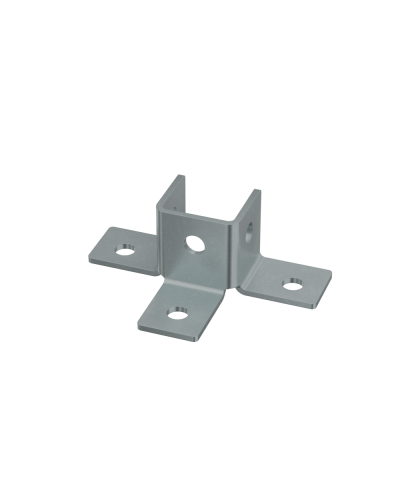 Пластина угловая тройная короткая HD85 КМ-профиль (3USG2 HD85) в Комсомольске-на-Амуре Аксессуары для лотков Pintop.ru