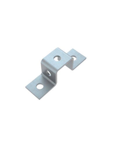 Прямоугольная скоба для страт-профиля 41х41 мм HD КМ-Профиль (PS41-41 HD) в Комсомольске-на-Амуре Держатели, клипсы, скобы Pintop.ru