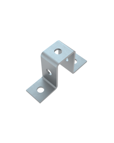 Прямоугольная скоба для страт-профиля 41х72 мм КМ-профиль (PS41-72) в Комсомольске-на-Амуре Держатели, клипсы, скобы Pintop.ru