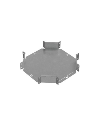 Х-разветвитель 100х300 мм ПЛЮС HD85 КМ-профиль (XDplus100-300 HD85) в Комсомольске-на-Амуре Аксессуары для лотков Pintop.ru