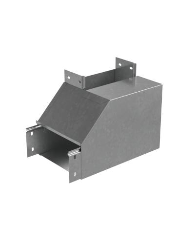 Угол вертикальный внутренний L 80х100 мм с разворотом трассы на 90 гр. ПЛЮС INOX304 КМ-Профиль (NLPDplus90-80-100-L INOX304) в Комсомольске-на-Амуре Аксессуары для лотков Pintop.ru