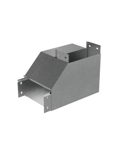 Угол вертикальный внутренний R 80х100 мм с разворотом трассы на 90 гр. ПЛЮС INOX304 КМ-Профиль (NLPDplus90-80-100-R INOX304) в Комсомольске-на-Амуре Аксессуары для лотков Pintop.ru