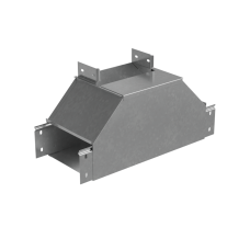 Т-отвод вертикальный 100х300 мм вверх c разворотом трассы на 90 гр. "ПЛЮС" INOX304 КМ-Профиль (TDNplus90-100-300 INOX304)