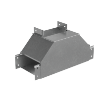 Т-отвод вертикальный 80х150 мм вверх c разворотом трассы на 90 гр. "ПЛЮС" INOX304 КМ-Профиль (TDNplus90-80-150 INOX304)