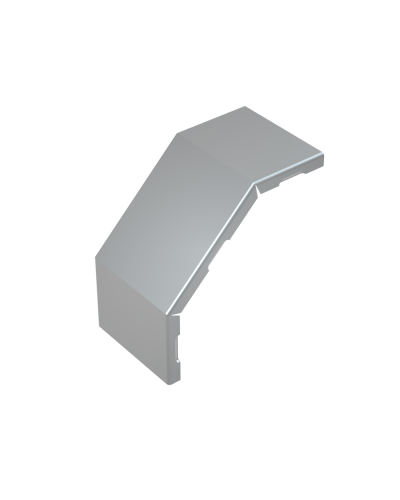 Крышка внешнего вертикального угла 90 гр. 50 мм КМ-Профиль (KVL90-50) в Комсомольске-на-Амуре Аксессуары для лотков Pintop.ru