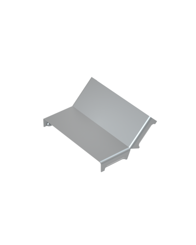 Крышка внутреннего вертикального угла 45 гр. 200 мм КМ-Профиль (KNL45-200) в Комсомольске-на-Амуре Аксессуары для лотков Pintop.ru