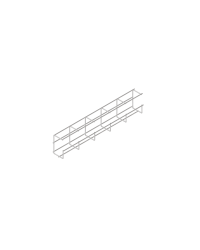 G-образный проволочный лоток 110х65 L3000 мм КМ-Профиль (PLG110-65-3000) в Комсомольске-на-Амуре Кабельные лотки Pintop.ru