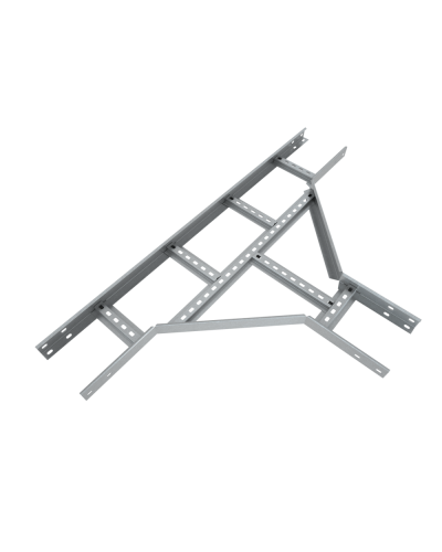 Т-отвод лестничный 80х400х1,2 мм Быстрый монтаж HD85 КМ-профиль (LTDS80-400-1.2 HD85) в Комсомольске-на-Амуре Аксессуары для лотков Pintop.ru