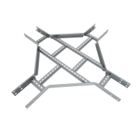 Х-разветвитель лестничный 80х400х1,5 мм "Быстрый монтаж" HD КМ-Профиль (LXDS80-400-1.5 HD)
