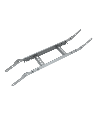 Вертикальный шарнирный угол 100х500х1,5 мм Быстрый монтаж HD85 КМ-профиль (LSHLS100-500-1.5 HD85) в Комсомольске-на-Амуре Аксессуары для лотков Pintop.ru