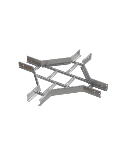 Х-разветвитель лестничный 100х600х1,5 мм INOX304 N КМ-Профиль (LXD100-600-1.5 INOX304 N) в Комсомольске-на-Амуре Аксессуары для лотков Pintop.ru