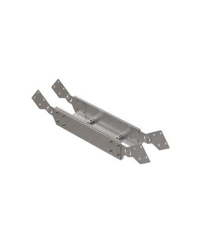 Вертикальный шарнирный угол 150х700х1,2 мм HD85 N КМ-профиль (LSHL150-700-1.2 HD85 N) в Комсомольске-на-Амуре Аксессуары для лотков Pintop.ru