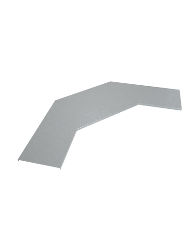 Крышка лестничного горизонтального угла 90 гр. 700 мм HD КМ-профиль (KLGL90-700 HD) в Комсомольске-на-Амуре Аксессуары для лотков Pintop.ru