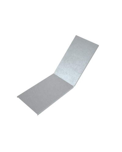 Крышка лестничного вертикального внутреннего угла 45 гр. 150 мм HD85 КМ-профиль (KLNL45-150 HD85) в Комсомольске-на-Амуре Аксессуары для лотков Pintop.ru