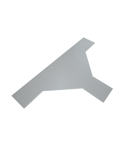 Крышка лестничного Т-отвода 100 мм INOX304 КМ-Профиль (KLTD100 INOX304) в Комсомольске-на-Амуре Аксессуары для лотков Pintop.ru