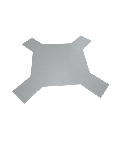 Крышка лестничного Х-разветвителя 800 мм КМ-профиль (KLXD800) в Комсомольске-на-Амуре Аксессуары для лотков Pintop.ru