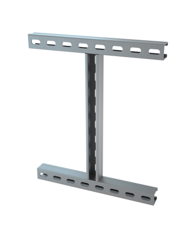 Крепление к двутавровой балке H-образное 400х200 мм КМ-Профиль (KTH200) в Комсомольске-на-Амуре Аксессуары для лотков Pintop.ru