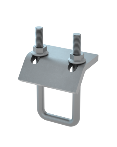 Зажим балочный усиленный 41 21-42 М8 КМ-Профиль (ZBU41 21-42 M8) в Комсомольске-на-Амуре Крепеж Pintop.ru