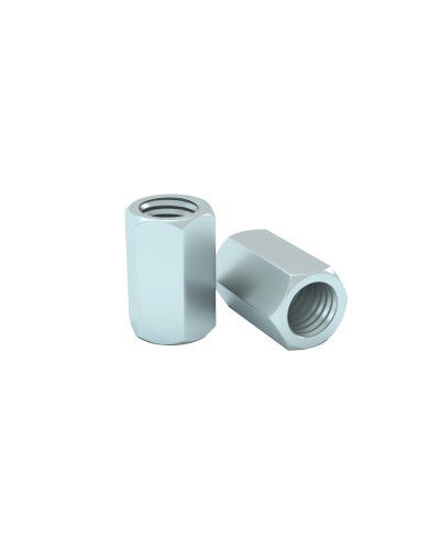 Гайка соединительная М12 DIN 6334 (упак. 20 шт) КМ-Профиль (MS12) в Комсомольске-на-Амуре Крепеж Pintop.ru