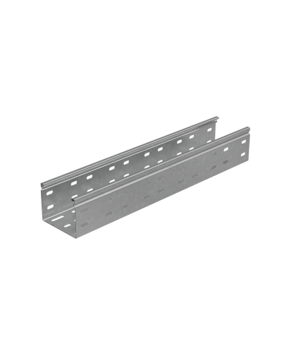 Лоток перфорированный 80х100х1,0 L2500 мм Стандарт ПЛЮС INOX304 КМ-Профиль (LPEplus80-100-1.0-2500 INOX304) в Комсомольске-на-Амуре Кабельные лотки Pintop.ru