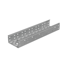 Лоток перфорированный 80х150х0,7 L3000 мм "Стандарт ПЛЮС" INOX304 КМ-Профиль (LPEplus80-150-0.7-3000 INOX304)