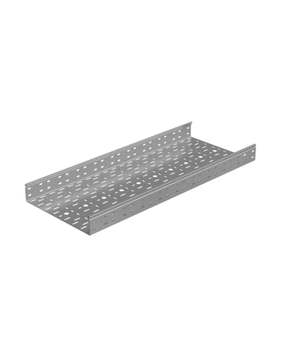 Лоток перфорированный 80х400х1,5 L2000 мм Стандарт ПЛЮС INOX304 КМ-Профиль (LPEplus80-400-1.5-2000 INOX304) в Комсомольске-на-Амуре Кабельные лотки Pintop.ru