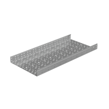 Лоток перфорированный 80х500х1,2 L3000 мм "Стандарт ПЛЮС" INOX304 КМ-Профиль (LPEplus80-500-1.2-3000 INOX304)