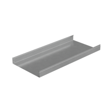 Лоток неперфорированный 80х500х1,2 L2500 мм "Стандарт ПЛЮС" INOX304 КМ-Профиль (LNEplus80-500-1.2-2500 INOX304)