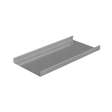 Лоток неперфорированный 80х600х1,5 L2500 мм "Стандарт ПЛЮС" INOX304 КМ-Профиль (LNEplus80-600-1.5-2500 INOX304)