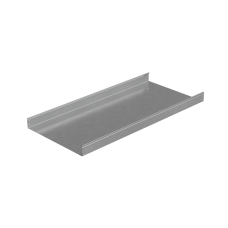 Лоток неперфорированный 80х600х1,5 L2500 мм "Стандарт ПЛЮС" INOX304 КМ-Профиль (LNEplus80-600-1.5-2500 INOX304)