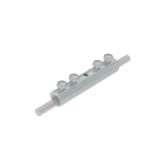 Четырехболтовой сквозной соединитель прутка Ø 5-10 мм INOX304 КМ-Профиль (4SS-D5-10 INOX304)