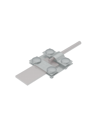 Контрольный соединитель полоса до 40 мм пруток Ø 5-10 мм INOX304 КМ-Профиль (KS-B40-D5-10 INOX304) в Комсомольске-на-Амуре Монтажные материалы Pintop.ru