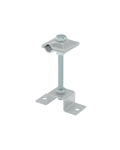 Универсальный соединитель на мостовой опоре для прутка Ø 5-10 мм H65 КМ-профиль (USMO-H65-5-10) в Комсомольске-на-Амуре Аксессуары для лотков Pintop.ru