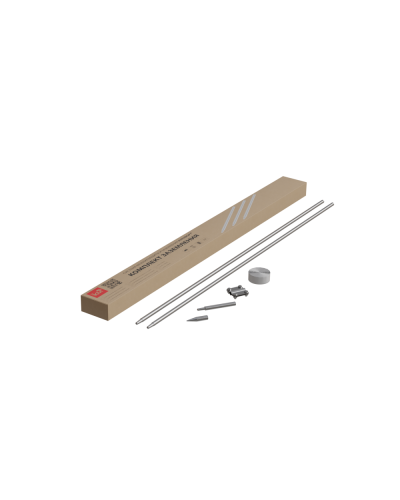 Комплект заземления из 2 стержней Ø 16 мм L=1,5 м HD КМ-Профиль (KTZ-D16-2 HD) в Комсомольске-на-Амуре Монтажные материалы Pintop.ru