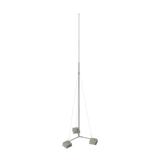 Вольностоящая молниеприемная мачта составная H7,1 м для подвесных клетей разборное основание HD КМ-Профиль (RTVMRK-H7.1 HD)