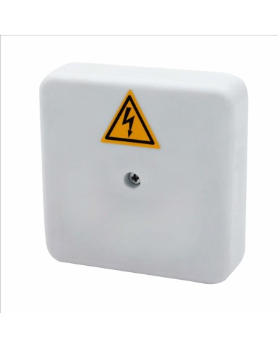 Коробка распределительная огнестойкая КРОПС-П0, IP41, габаритные размеры 75х75х20 мм, для кабелей сечением до 4 мм2, 3 клеммы КМ-Профиль (FRJB-KM-P0-4-03-КРОПС-IP41) в Комсомольске-на-Амуре Распределительные коробки Pintop.ru