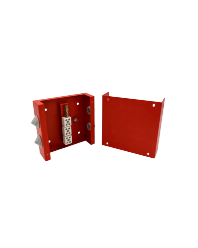 Коробка распределительная огнестойкая КРОПС, IP41, габаритные размеры 130х130х40 мм, для кабелей сечением до 4 мм2, 6 клемм КМ-Профиль (FRJB-KM-ST2-4-06-КРОПС-IP41) в Комсомольске-на-Амуре Распределительные коробки Pintop.ru