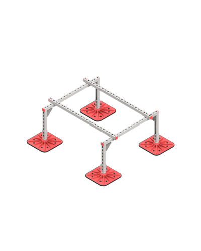 Опорная конструкция для установки оборудования TECHNORAPTOR FOOT 1000х1200 HD КМ-профиль (KM-TR-F-SSEI-1000-1200 HD) в Комсомольске-на-Амуре Системы видеонаблюдения Pintop.ru