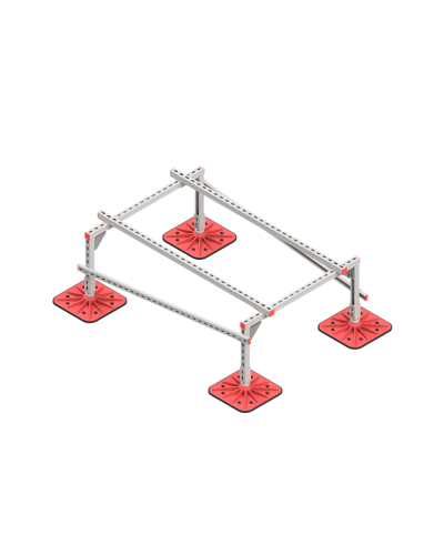 Опорная конструкция для установки оборудования TECHNORAPTOR FOOT 1000х1500 HD КМ-профиль (KM-TR-F-SSEI-1000-1500 HD) в Комсомольске-на-Амуре Системы видеонаблюдения Pintop.ru