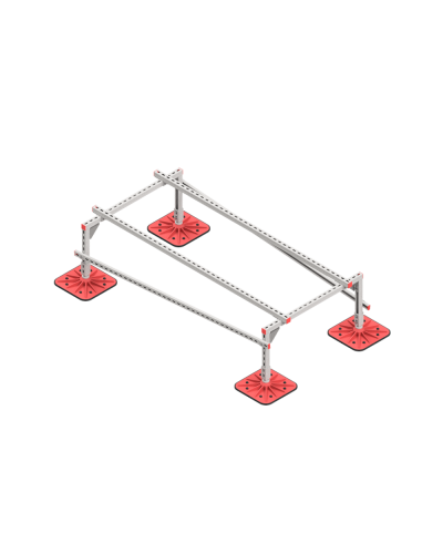 Опорная конструкция для установки оборудования TECHNORAPTOR FOOT 1000х2000 тип 1 КМ-профиль (KM-TR-F-SSEI-1000-2000-1) в Комсомольске-на-Амуре Системы видеонаблюдения Pintop.ru